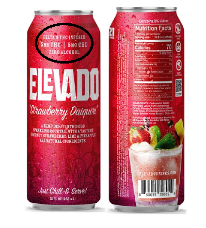 Elevado Strawberry Daiquri Can